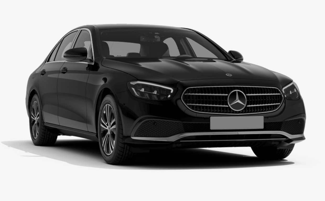 Black Mercedes-Benz sedan
