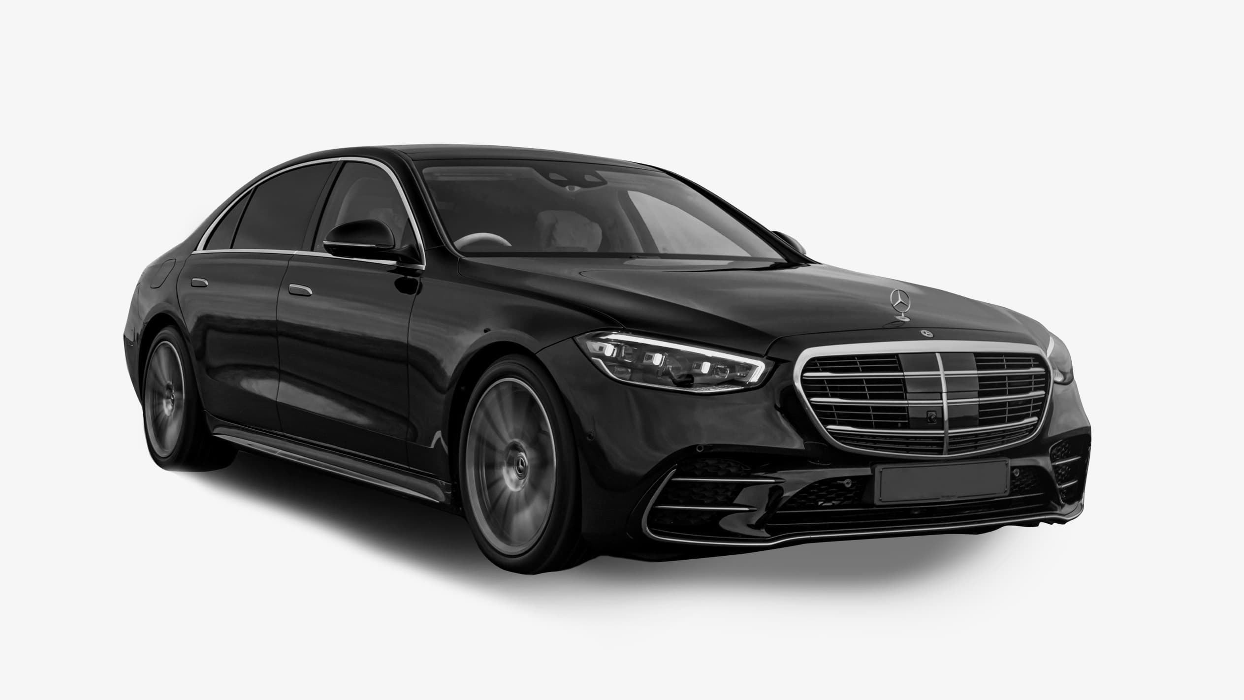 Black Mercedes-Benz S-Class sedan