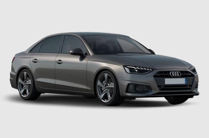 Gray Audi A4 sedan