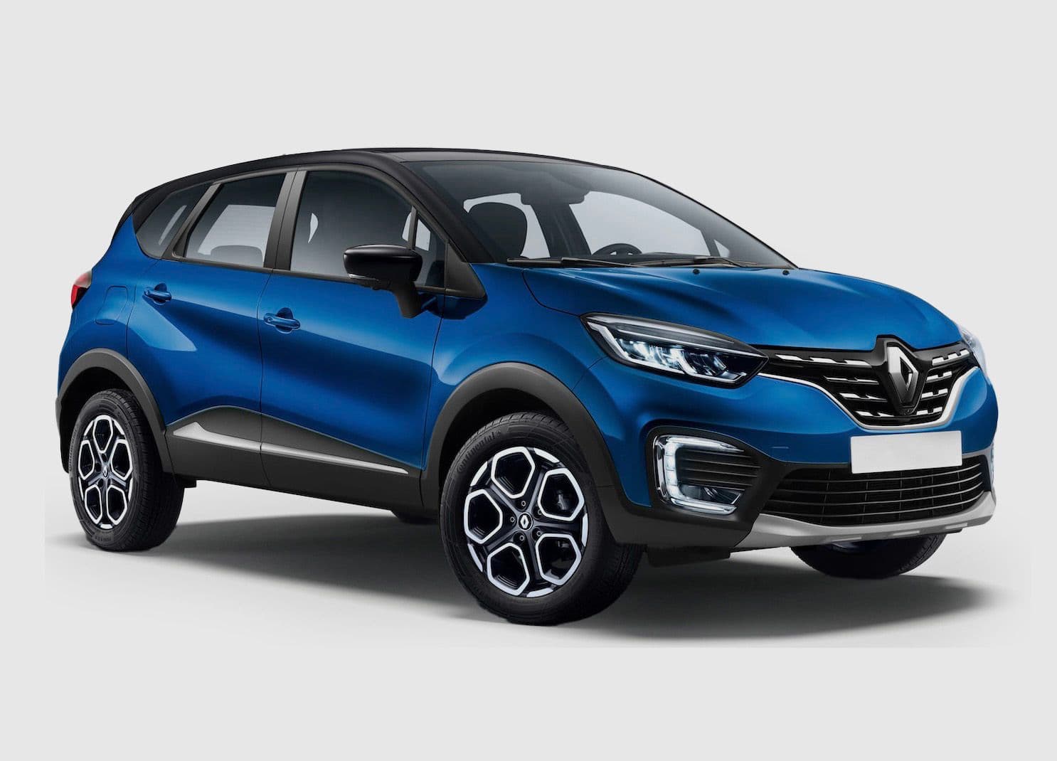 Blue Renault Captur SUV